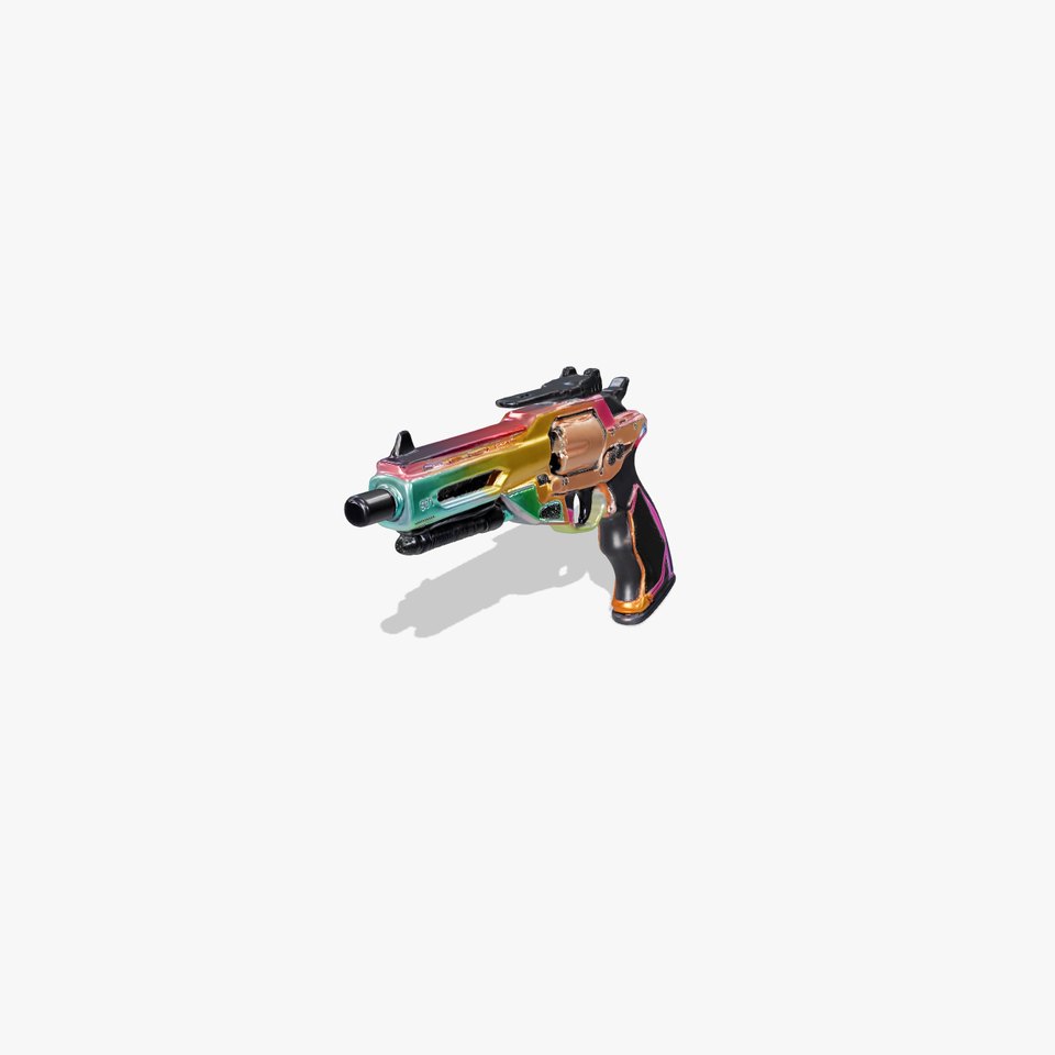 Iridescent Revolver model pack